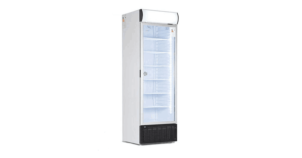 یخچال فروشگاهی کینو مدل KR615، بهترین یخچال برای سوپرمارکت است.