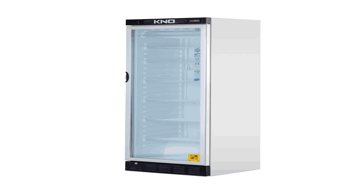 یخچال 60 سانتی تک درب کینو مدل KR615 WL (بدون تاج)، یهترین یخچال باشگاهی است.