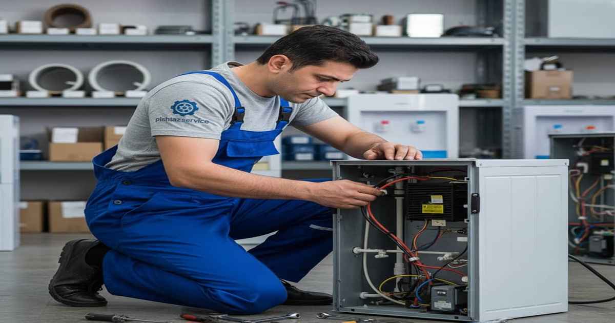 خرابی فیوز حرارتی از دیگر علتهای گرم نشدن آب در آبسردکن است.